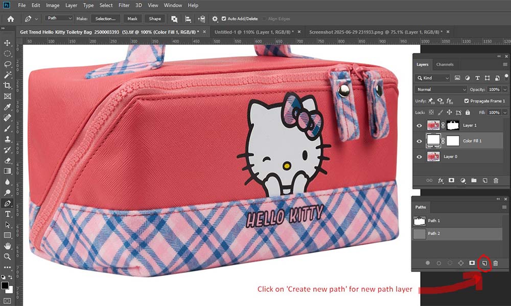 Take new path layer